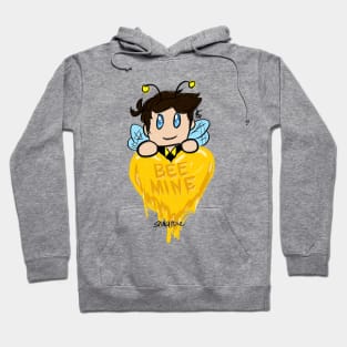 Castiel Bee Mine Honey Heart Hoodie